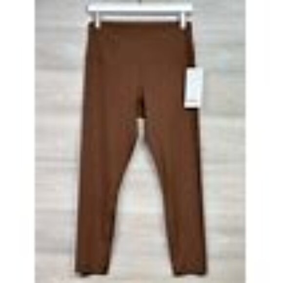 lululemon Align™ High-Rise Ribbed Pant 25" - Roasted Brown - Size 6 - Picture 3 of 4